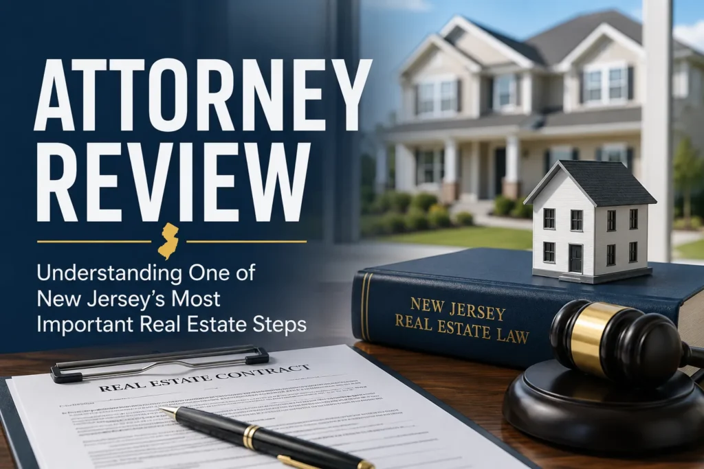 why does nj real estate have attorney review?