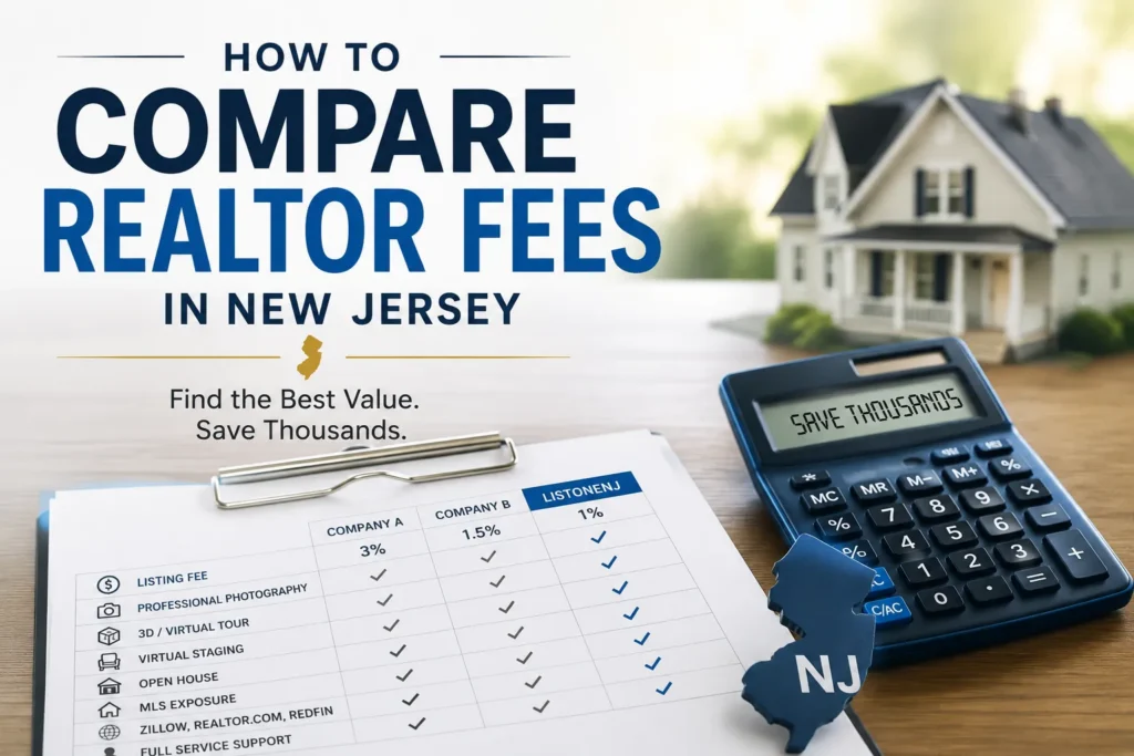 how to compare realtor fees new jersey