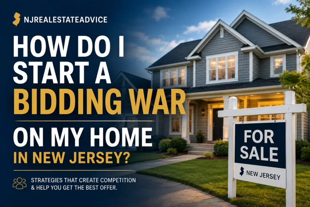 get bidding war on listing in nj