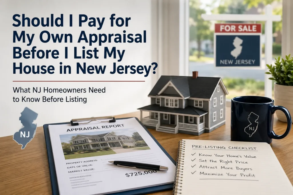 do i need appraisal to sell my home in new jersey