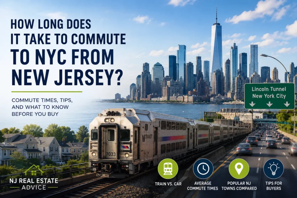average commute time nj to nyc