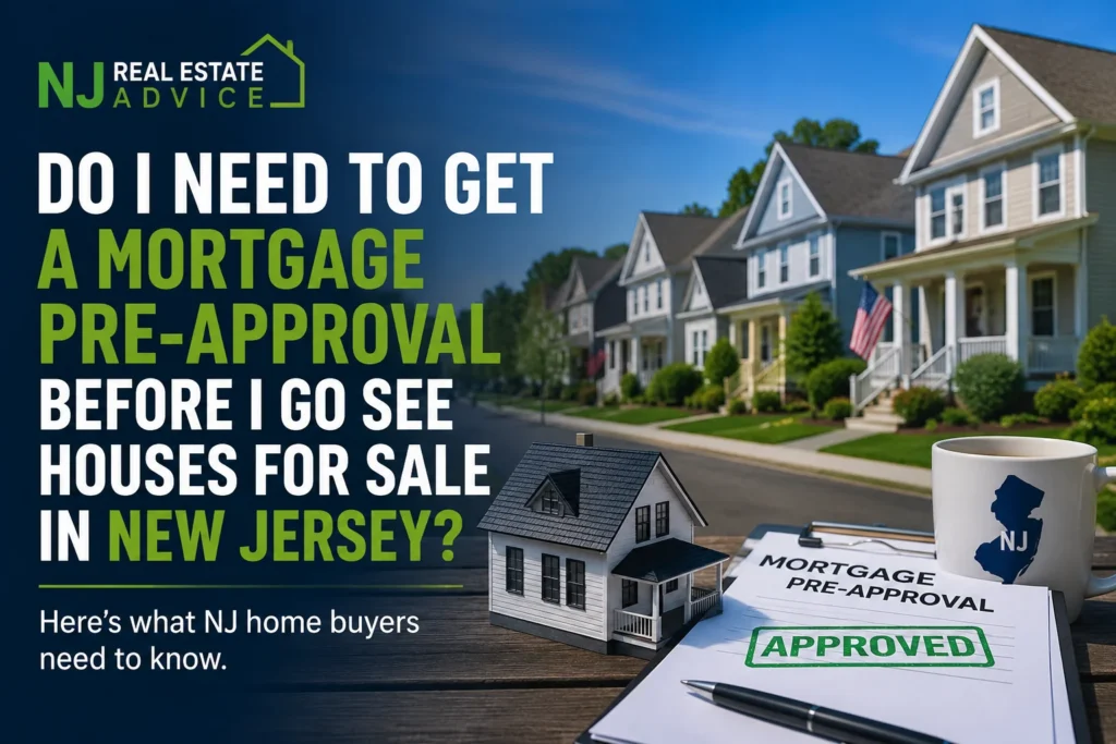 do i need to get preapproved before looking at houses in nj?