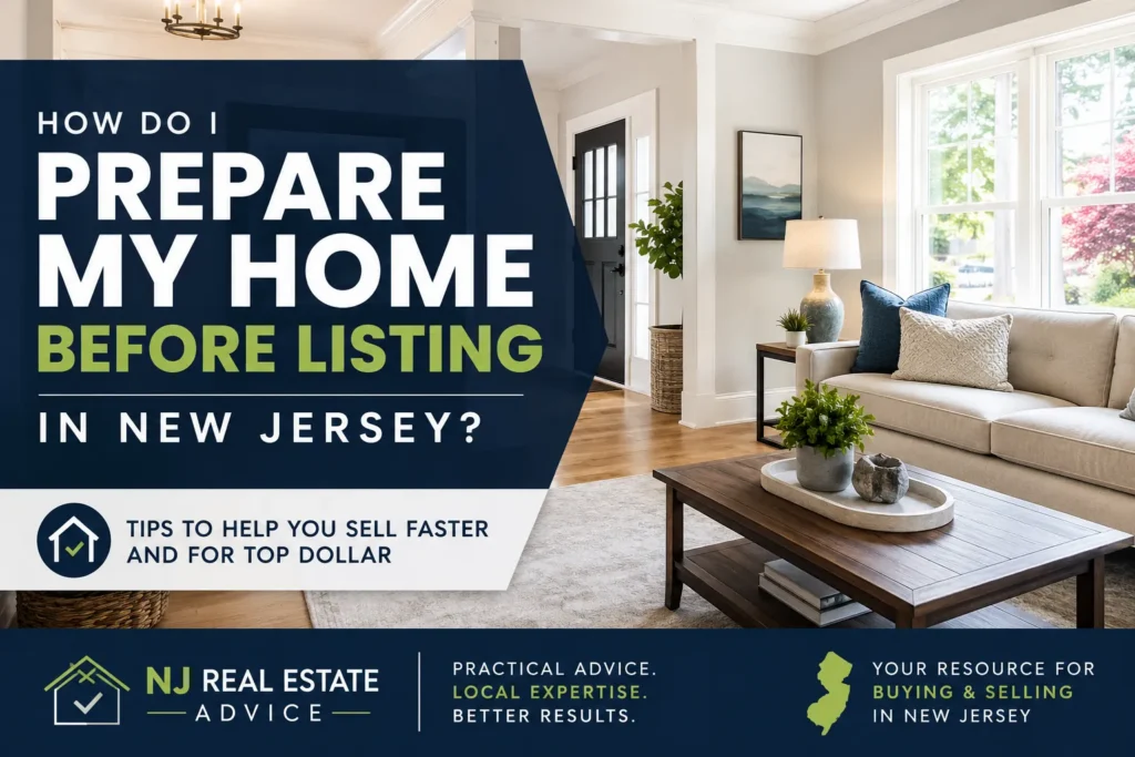get house ready to list in nj checklist