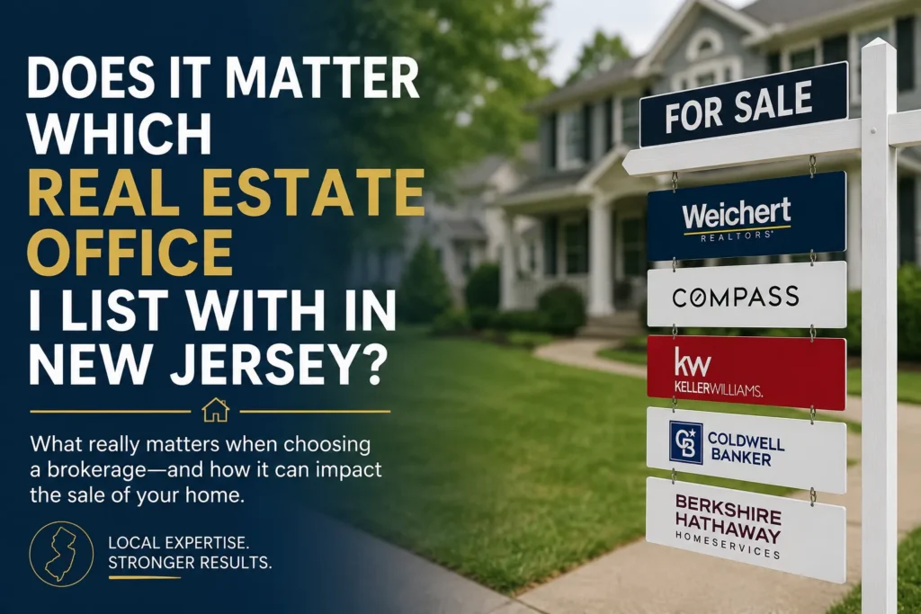 how to choose nj listing realtry