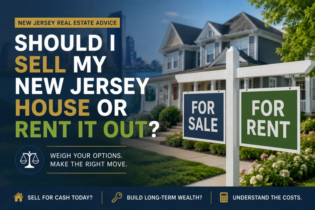 is it better to sell my new jersey house or rent it out?