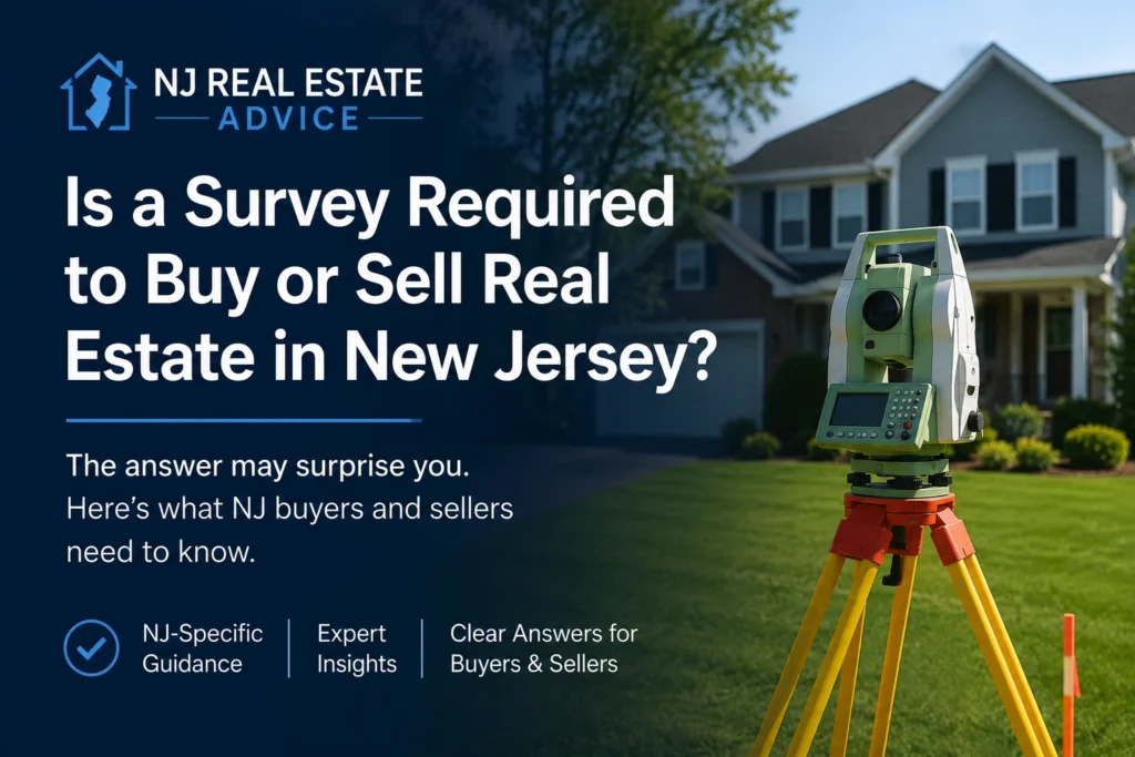 survey requirement nj real estate purchase
