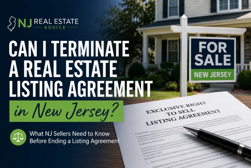 how do i cancel realtor listing agreement nj