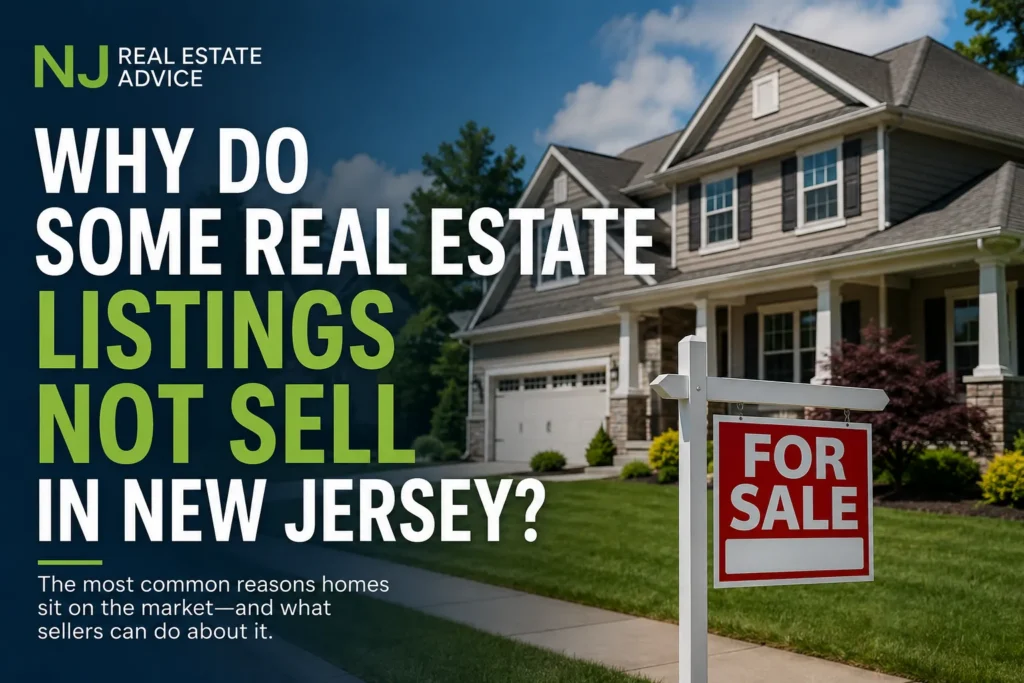 why some nj real estate listings do not sell