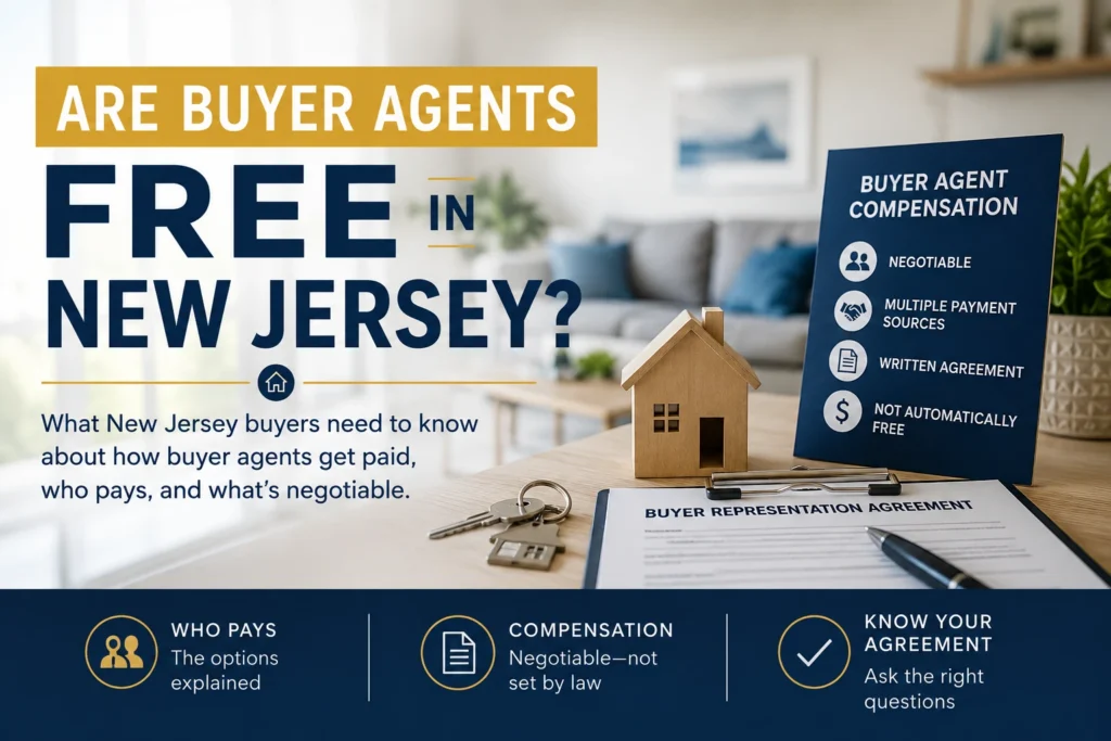 are buyers agents free or paid by seller in nj real estate