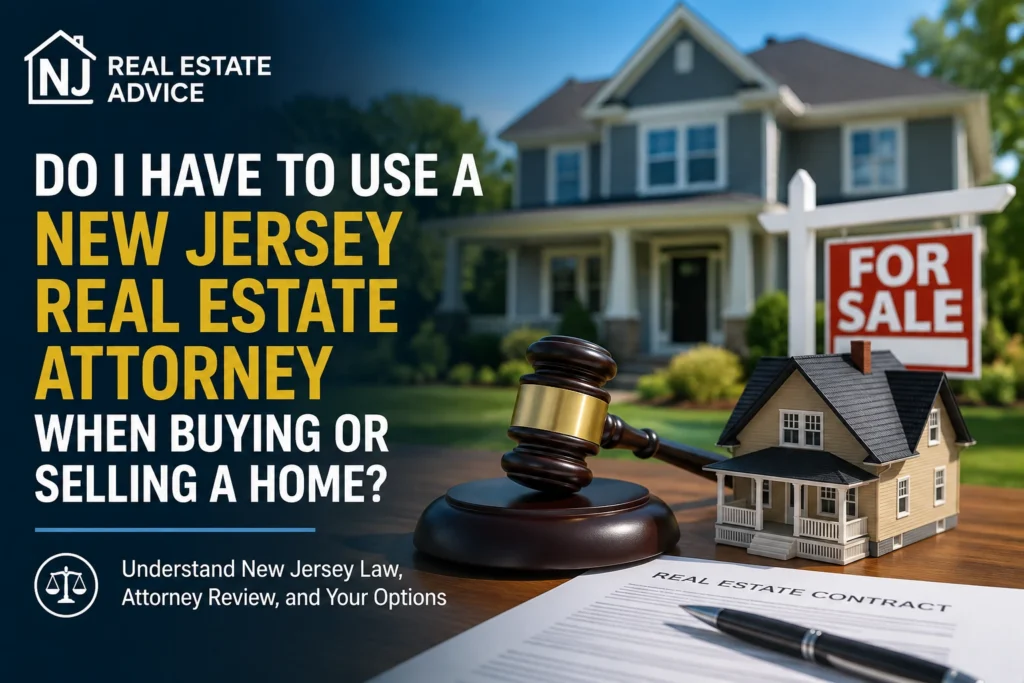 real estate attorney requirement in new jersey