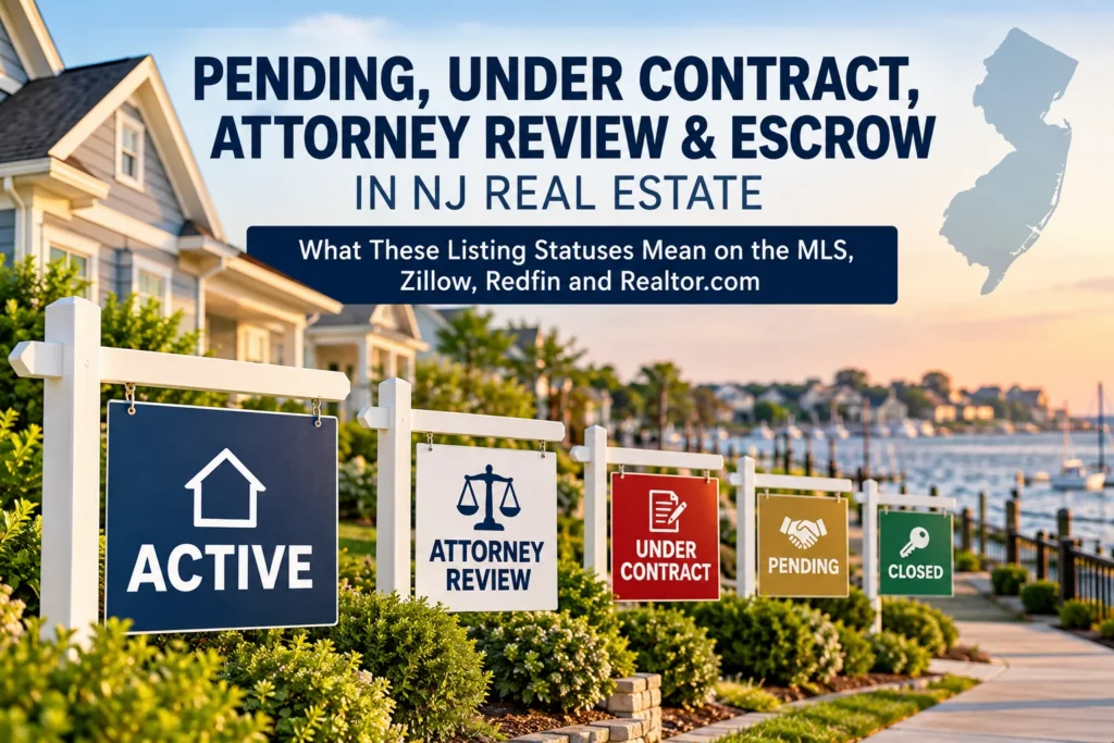 nj real estate zillow pending under contract and attorney review